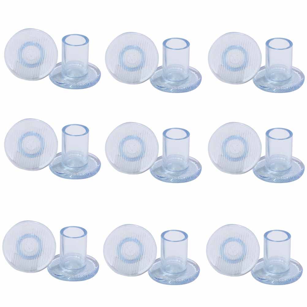 High Heel Protectors 3 Sizes Clear Plastic Covers Shoe Heel Savers Stiletto High Heel Cap for Walking on Grass/Uneven Floor Weddings & Outdoor, Protecting Shoe Heels, 9 Pairs (Small/Medium/Large)