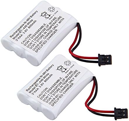 TOPCHANCES 2 Pack Uniden Cordless Phone Compatible NiMh Battery 800mAh Replacement for the Uniden BT-446 Compatible for TCX800 TCX860 TCX905 TRU446 TRU446-2 TRU4462 TRU448 TRU448-2 TRU4482
