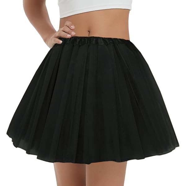 Amazon.com: Phantomon Tutu Skirt Women's Teens Classic Elastic 4