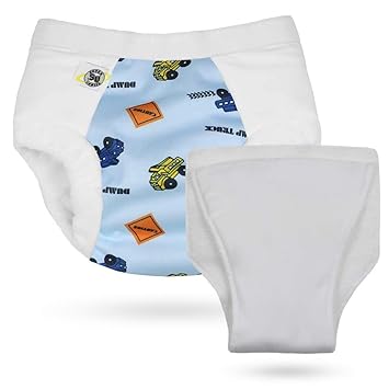 Hero Undies Bedwetting Overnight Protective Underwear Size 2 4 6 Yrs Dumps N Trucks With Insert Set