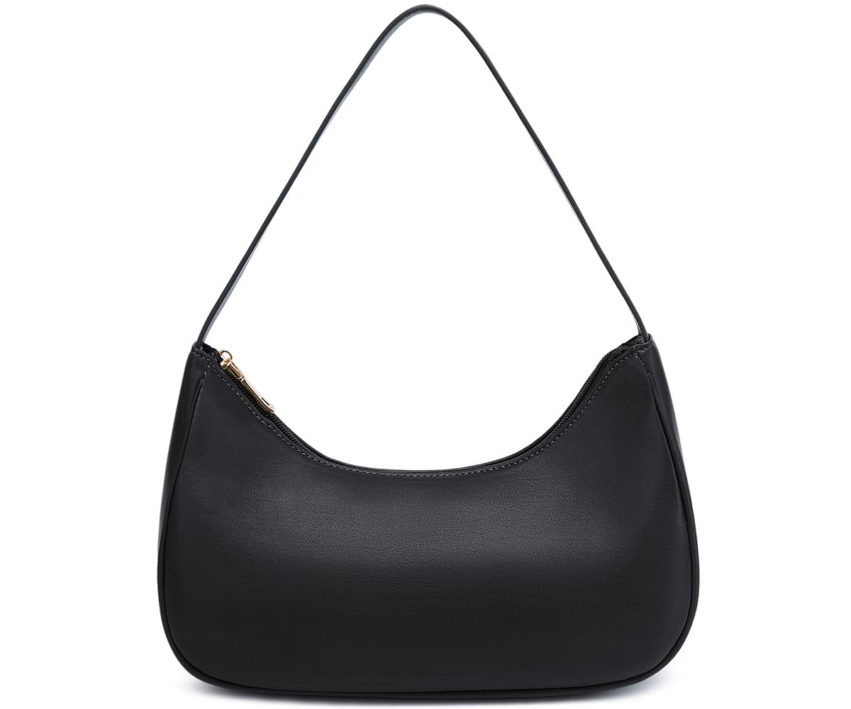 Photo 1 of Fashion shoulder Bag for Women's Cute Hobo Tote Handbag Mini Clutch Underarm Purse for Daily Use/Work/Travel/Casual Outings (Black)