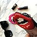 IBTS Luxury Red Lip Lipstick For iphone 4.7 5.5inch + Silicon 3D cover Phone Cases