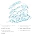 EUKYMR Gaming Mouse Backlit Wired Optical Gaming Mouse Optical Professional High Precision USB Gaming Mice Black