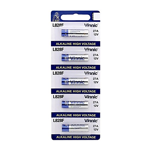 5 Pack Vinnic A27 Alkaline 12V Battery G27A MN27 GP27A AG27 L828