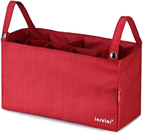 Multifunctional Baby Diaper Bags Organizer changing Bags for Strollers Red