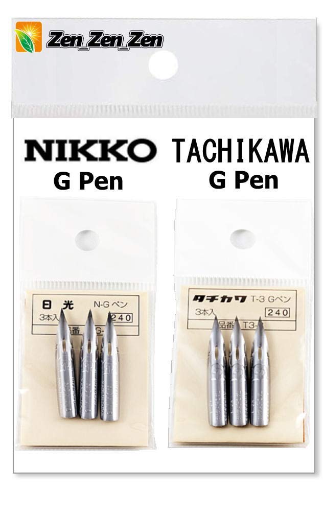 Tachikawa Nikko G Pen Nib 3-Pics Set G Pen Nib