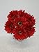 Sweet Home Deco 13’’ Silk Artificial Gerbera Daisy Bouquet (W/ 7stems, 7 Flower Heads), Home/wedding Decorations (Red)