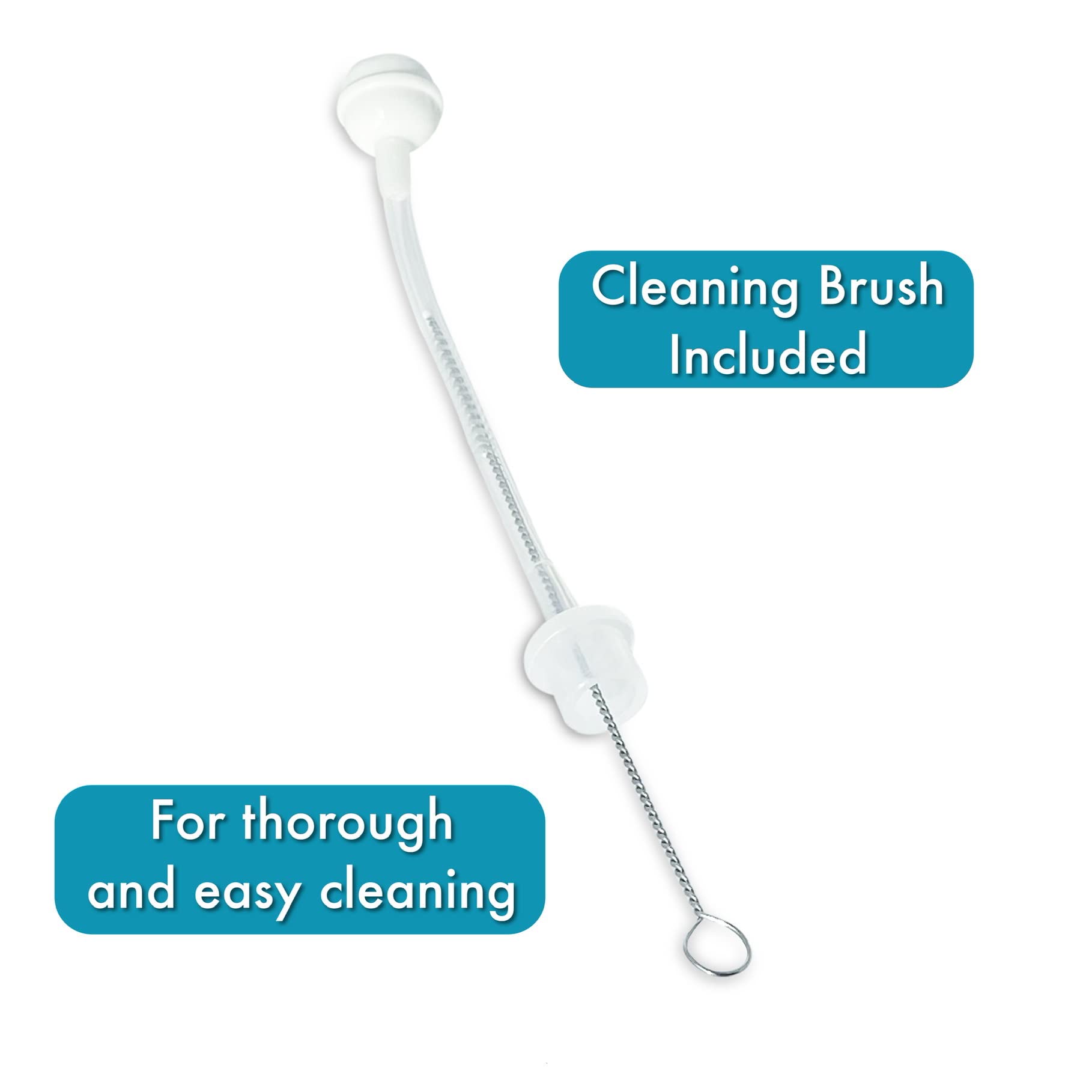 Sippy Cup Conversion Kit for Philips Avent Anti-Colic Baby Bottles 2-Count, Soft Food Grade Silicone Spout Nipples, Weighted Straw, Bottle Handles, Straw Cleaning Brush, BPA-Free 4+ months (Sippy Kit)