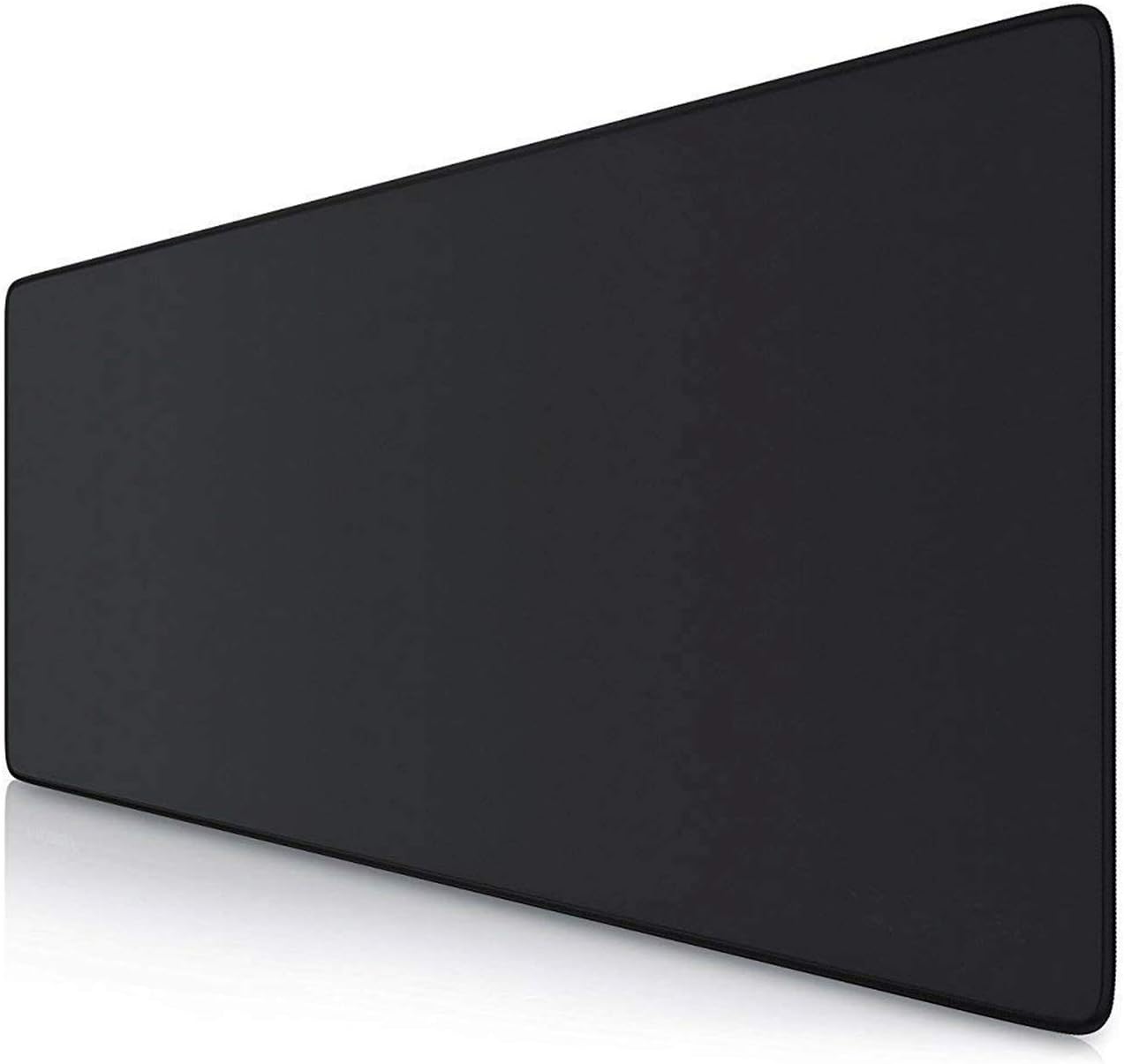 halomy Gaming Mouse Pad - Large Desk Pad Mouse Pad With Non-slip Natural Rubber Base, Double weave fabric surface Design - Tight and Smooth, Fit Any Mouse, Keyboard and Laptop (90x40 Black)