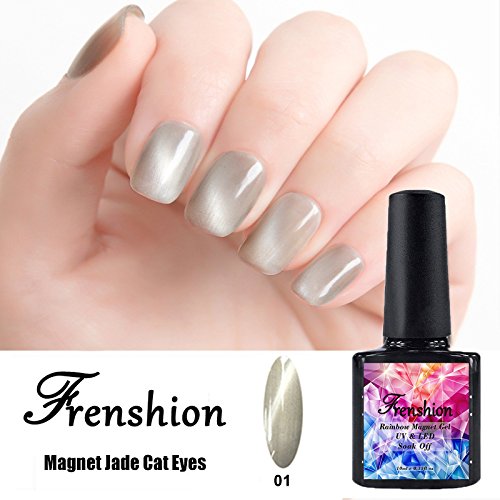Frenshion Magnetic Cat Eye Gel Polish 3D Gel Nail Polish Jade Color Soak Off UV LED 10ml Frenshion Magnetic Cat Eye Gel Polish 3D Gel Nail Polish Jade Color Soak Off UV LED 10ml