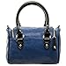 Official TARDIS Mini Satchel and Metal Charm Keychain Shoulder Handbag, Blue