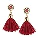 Jewel-encrusted Women Earrings Fashion Rhinestone Long Dangle Tassel Ear Drop