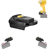 for DeWalt and for Milwaukee Battery Adapter, Compatible with M18 and for DeWat 20V 60V Lthium Battery (Work for DeWalt 20V Lithium Battery Tool)