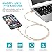 GANJOY iPhone Charger 3Pack 3FT/6FT/10FT(1M/2M/3M) Nylon Braided 8 pin Charging Cables USB Charger Cord, Compatible with iPhone 7/7 Plus/6s/6s Plus/6/6 Plus/5/5S/5C/iPad and iPod (Gold)