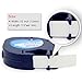MARKLIFE Replace DYMO LetraTag Label Tape Refills Plastic Label Maker Cassette Black on White 1/2'' W x 13' L 2 Pack