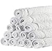 Alurri Washcloths Towel Set (White, Bulk Pack of 24), Kitchen & Dish Cotton Cloth, Bath and Face Cleansing, Baby Washcloth, Multi-Purpose Soft Cleaning Rags - Hand, Gym, Spa, Sports 12”X12” Towels