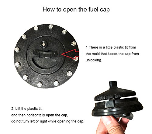 Cap for 5 Gallon Polished Aluminum 12"(L) x12(W) x8.5(H) Fuel Cell Tank