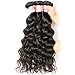 Beauty Forever Hair Brazilian Natural Wave Virgin Hair Weave 1 Bundle 100% Unprocessed Human Hair Extensions Natural Color 95-100g/pc (12 inch)