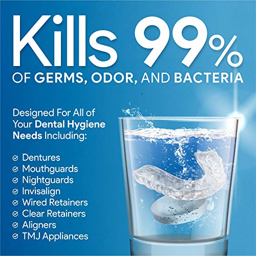 120 Overnight Retainer & Denture Cleaning Tablets Extra Strength, Best