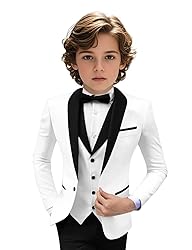 Tuxedo Suits for Boys 3 Pieces Slim Fit Boys Formal