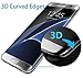 S7 Edge Screen Protector, G-Color® 0.2mm 3D Tempered Glass Screen Protector for Samsung Galaxy S7 Edge with Lifetime Warranty (Gold)