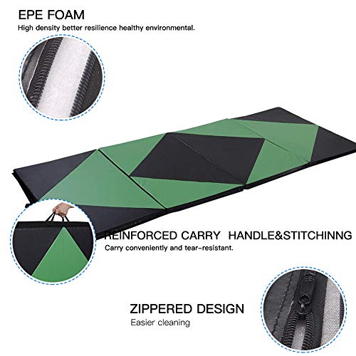 image for Polar Aurora VD-35490SP 4'x10'x2 Gymnastics Mat Thick Folding Panel Gy