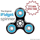 Fidget Spinners by iFidget The Anti-Anxiety 360 Spinner [3D Figit] Tri-Spinner EDC Focus Toy for Kids & Adults - Best Stress Reducer Relieves ADHD Anxiety Boredom