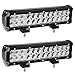 YITAMOTOR 12inch 72W LED Work Light Bar, Waterproof for Jeep ATV AWD SUV 4WD 4x4 Pickup Trucks Boat