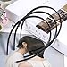 Shappy 40 Pcs Black Plastic Headbands Thin Skinny Headbands for Women Black Plain DIY Craft Hair Accessories Plastic Teeth Comb Hair Accessories