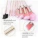 NEEDOON 8pcs Cute Pink Makeup Brushes Set with Gift Bag, Magical Girl Cute Make Up Tools with Thick Brush, Cosmetic Cardcaptor Face Brush with Pouch Valentine Day Gift for Girlfriend