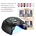 MelodySusie Pro60W Nail Lamp - Mixed LED&UV Lamp Beads Quick Curing ALL LED UV Gel Polish - Smart Sensor Design and With Timer Setting 15s/30s/45s/60s