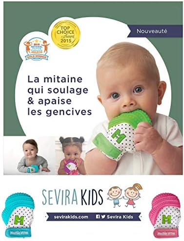 Mouthie Mitten 0 12 Mois Recommandee Pour Les Bebes De 3 8 Mois Miton Manopla De Para Denticion Silicona Diferentes Colores Gris Bebe Chupetes Y Mordedores