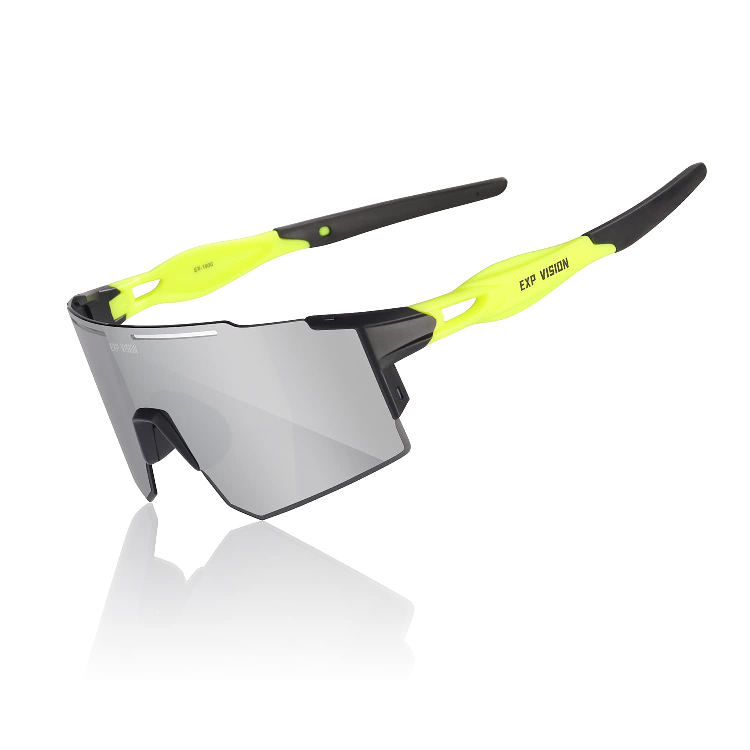 EXP VISION Polarized Cycling Glasses, Sports Goggles UV 400 Windproof for Running, Hiking, Golf, Fishing