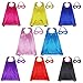 iROLEWIN Superhero Capes for Kids with Masks Dress Up Costumes - Boys Girls Super Hero Party Favors, 8 Pack (8 colors with double side)