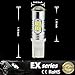 JDM ASTAR Super Bright 30-EX Chips 921 912 LED Bulbs with Projector For Backup Reverse Lights, Xenon White