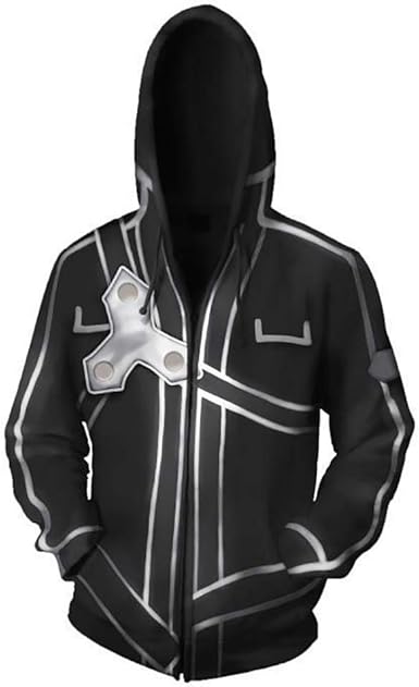 sword art online kirito hoodie