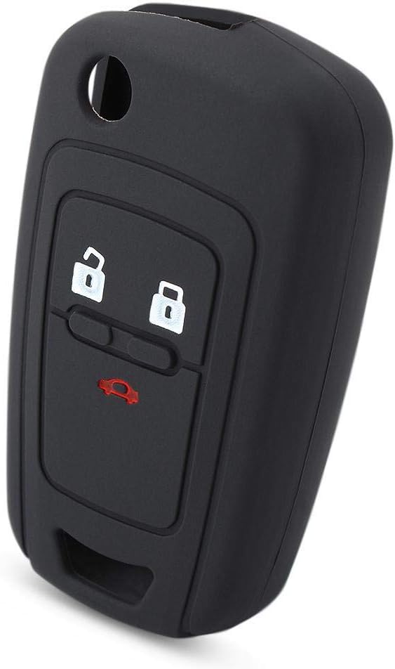 Carcasa de Silicona para Llave de Coche con Mando a Distancia, 3 Botones, Plegable, para Opel Carcasa de Silicona para Llave de Coche con Mando a Distancia, 3 Botones, Plegable, para Opel