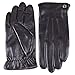 Elma Men's Touchscreen Texting Winter Italian Nappa Leather Gloves (9.5, Black (2014 Winter New Cashmere Lining))