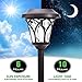 Azirier Solar Lights Outdoor Waterproof Security Lights Easy Install Garden Lights for Garden Path Walkway Light 8 Pack …