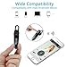 kendir Bluetooth Headset, V4.1 Wireless Bluetooth Earpiece Lightweight 8H Playtime Hands-Free Earpiece with Mic Noise Cancelling,Carrying Case, for Driving Running Cooking Gym (Black)