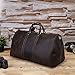 Polare 23'' Classic Full Grain Leather Travel Duffel Weekender Bag Overnight Duffle Bag For Men