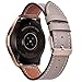 Koreda Compatible Samsung Galaxy Watch (42mm) Bands, 20mm Softer Leather Bracelet Strap for Samsung Gear Sport Smartwatch & Samsung Galaxy Watch SM-R810/R815/Galaxy Watch Active 40mm (Dark Gray, 42mm)