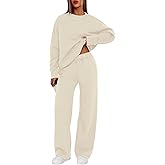 XIEERDUO Sweatsuits Women 2 Piece Outfit Matching Lounge Sets Fall Outfits 2025 Fashion Clothing Crewneck Track Suits