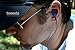 Durable Earbuds with Microphone, Tangle-Free Braided Wire, & Comfortable Noise Isolating Ear Buds (Blue)