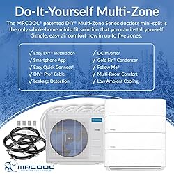 36k BTU 21.5 SEER Multi-Zone MrCool DIY 4 Zone
