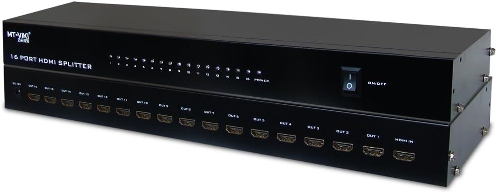 Newlan 1*16 Ports Hdcp Hdmi Splitter Amplifier Ver 1.4 Metal Box for Full Hd 1080p 3d sp1016