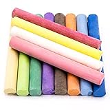 Colored Chalkboard Chalk, Dustless by Zenchalk, 12 Count