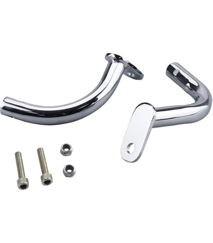 TCMT Saddlebag Guard Bracket For Harley Touring Street Road King Glide 2014-2024 – Chrome - View #4