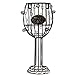 Home-X - Wall Mounted Metal Wine Cork Holder, This Elegant Wine Glass Shaped Wall Mount is The Perfect Addition to Any Wine Connoisseurs’ Décor Collection, Holds Over 50 Corks