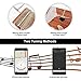 CXhome Electric Kalimba 17 Key Thumb Piano,Mbira African Mahogany Finger Piano Pickup with 6.35mm Audio Interface Sanza Hand Kit, Likembe Musical Instruments for beginners or professioners